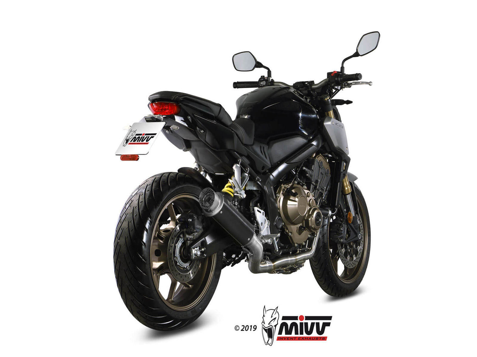 MIVV H.072 HONDA CBR 650 R ( 2019 / 23 ) Full System Exhaust "GP PRO" (black; approved) – Accessories in the 2WheelsHero Motorcycle Aftermarket Accessories and Parts Online Shop