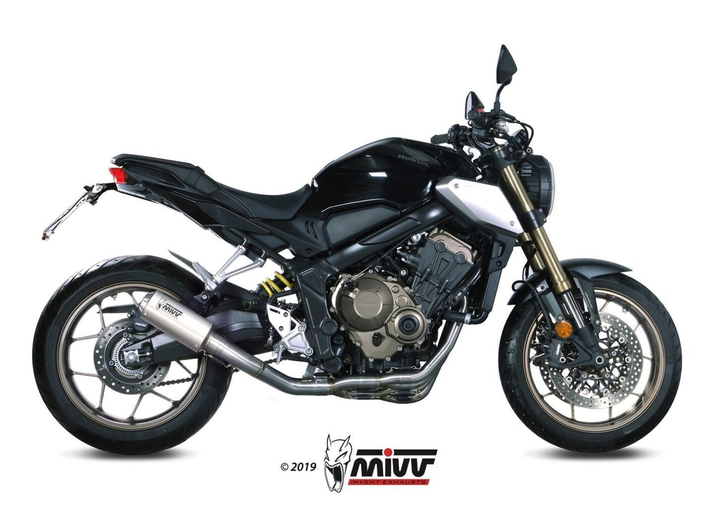 MIVV H.072 HONDA CBR 650 R ( 2019 / 23 ) Full System Exhaust "MK3" (stainless steel; not approved) – Accessories in the 2WheelsHero Motorcycle Aftermarket Accessories and Parts Online Shop