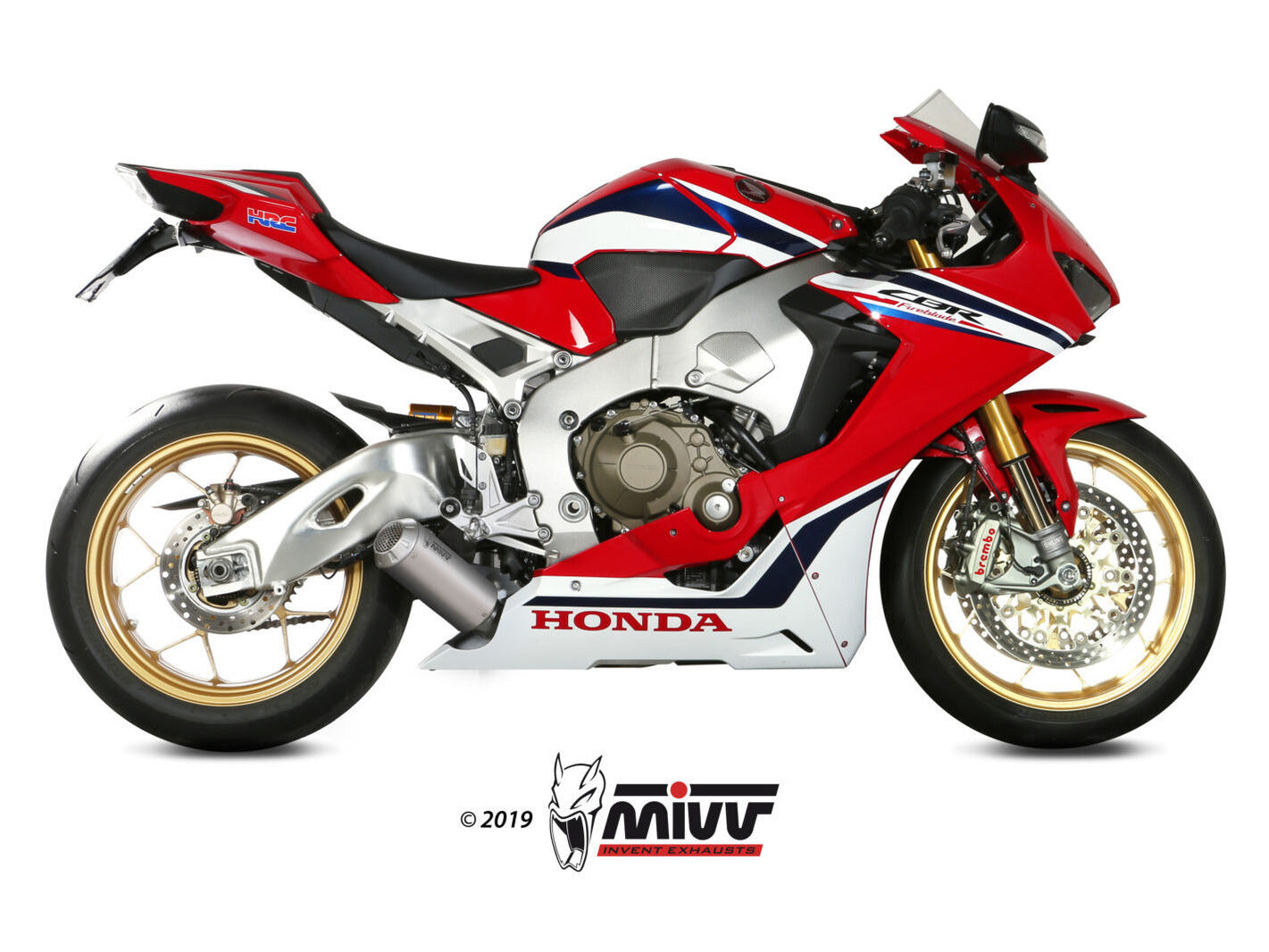 MIVV H.071 HONDA CBR 1000 RR ( 2017 - 19 ) Slip On Low Exhaust "MK3" (stainless steel; not approved) – Accessories in the 2WheelsHero Motorcycle Aftermarket Accessories and Parts Online Shop