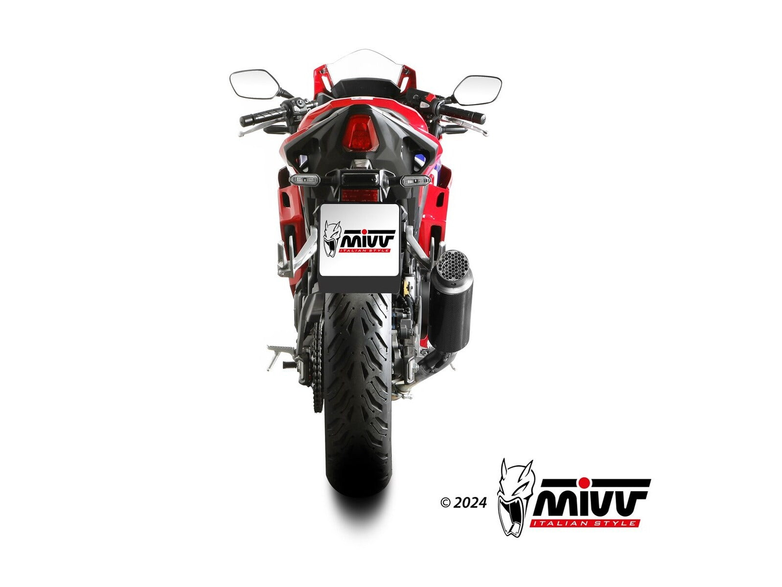 MIVV H.093 HONDA CBR 500 R ( 2024 + ) Slip-On Exhaust "GP PRO" (carbon; approved) – Accessories in the 2WheelsHero Motorcycle Aftermarket Accessories and Parts Online Shop