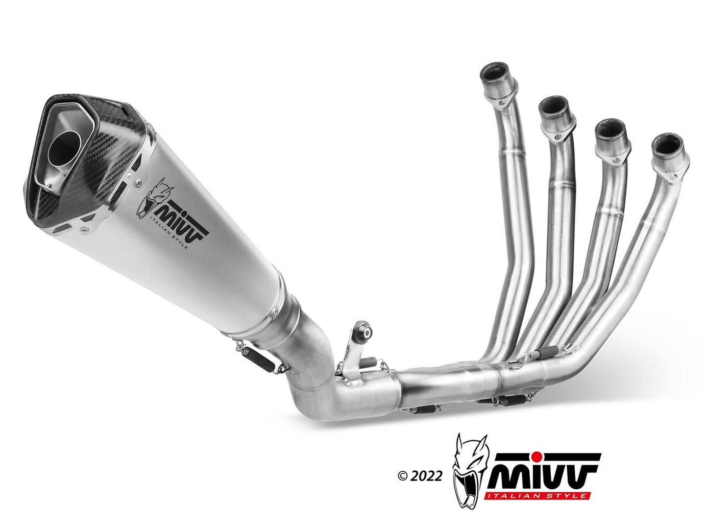 MIVV H.072 HONDA CBR 650 R ( 2019 / 23 ) Full System Exhaust "Delta Race" (stainless steel; approved) – Accessories in the 2WheelsHero Motorcycle Aftermarket Accessories and Parts Online Shop
