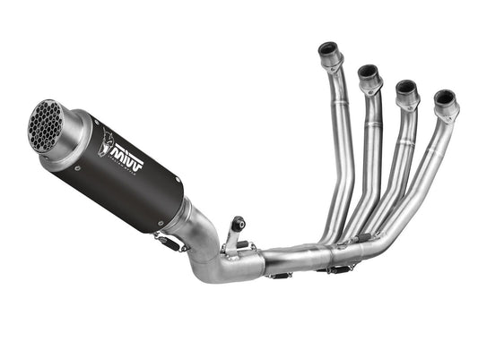MIVV H.072 HONDA CBR 650 R ( 2019 / 23 ) Full System Exhaust "GP PRO" (black; approved) – Accessories in the 2WheelsHero Motorcycle Aftermarket Accessories and Parts Online Shop