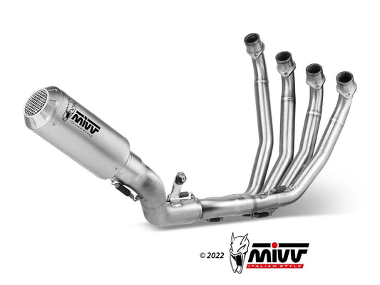 MIVV H.072 HONDA CBR 650 R ( 2019 / 23 ) Full System Exhaust "MK3" (stainless steel; not approved) – Accessories in the 2WheelsHero Motorcycle Aftermarket Accessories and Parts Online Shop