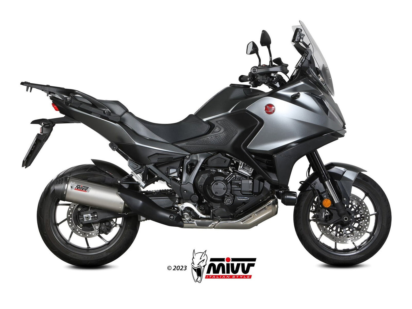 MIVV H.089 HONDA NT 1100 ( 2022+ ) Slip on Exhaust "Oval" (titanium + carbon cap; approved) – Accessories in the 2WheelsHero Motorcycle Aftermarket Accessories and Parts Online Shop