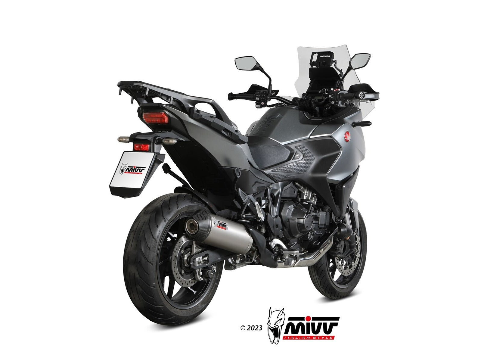 MIVV H.089 HONDA NT 1100 ( 2022+ ) Slip on Exhaust "Oval" (titanium + carbon cap; approved) – Accessories in the 2WheelsHero Motorcycle Aftermarket Accessories and Parts Online Shop