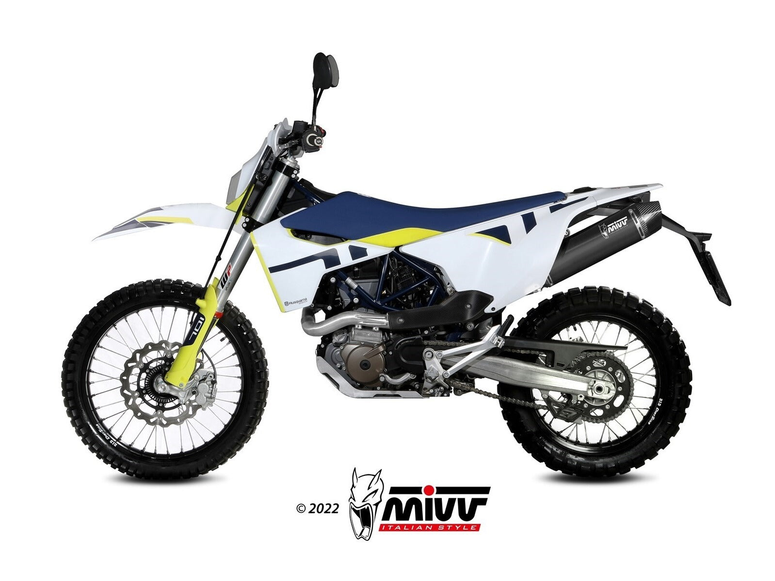 MIVV M.HU.010 HUSQVARNA 701 ENDURO / SUPERMOTO ( 2021+ ) Slip on Exhaust "STR-1" (black; approved) – Accessories in the 2WheelsHero Motorcycle Aftermarket Accessories and Parts Online Shop
