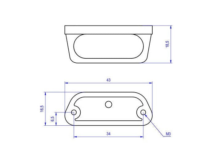 ID026 - CNC RACING Universal LED License Plate Light Mini (approved) – Accessories in the Factory Racing Motorcycle Aftermarket Accessories and Parts Online Shop