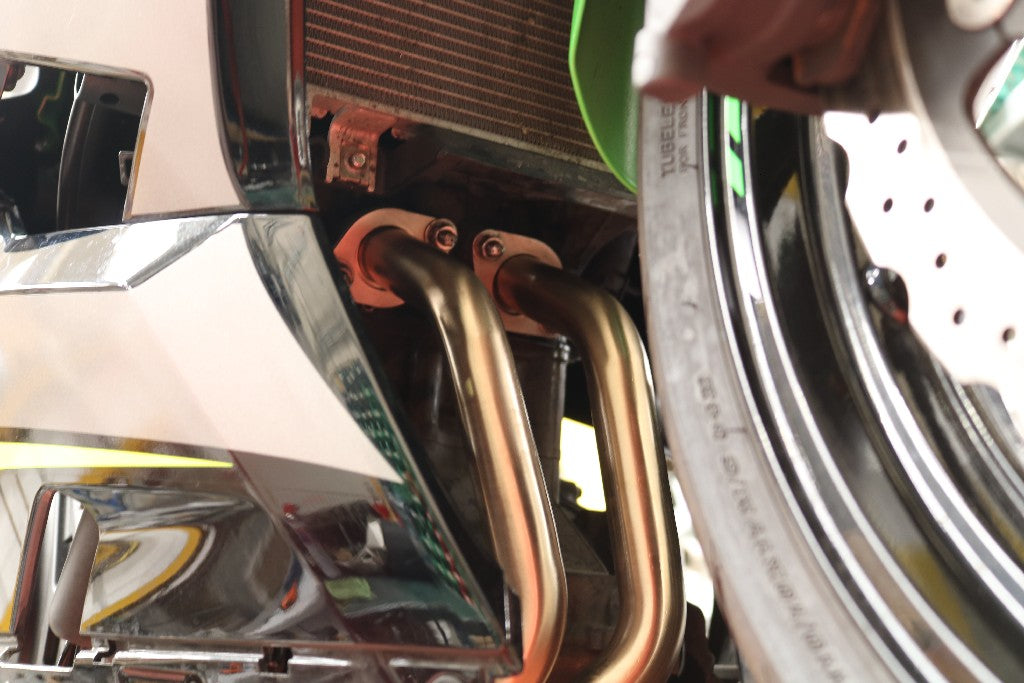 GPR Kawasaki Ninja 400 Full Exhaust System "M3 Titanium Natural"