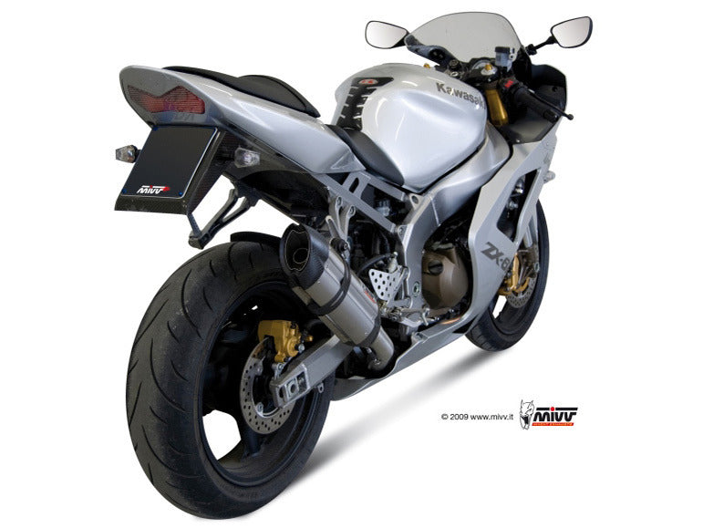 MIVV K.009 KAWASAKI ZX-6 RR / R 636 ( 2003 - 04 ) Slip On Exhaust "Suono" (stainless steel; approved) – Accessories in the 2WheelsHero Motorcycle Aftermarket Accessories and Parts Online Shop