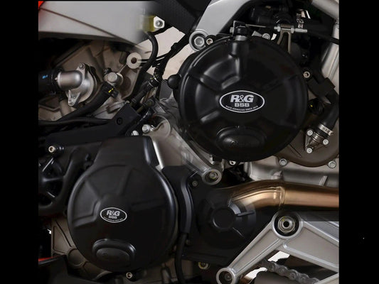 KEC0137 - R&G RACING Aprilia RS 660 / Tuono 660 / Tuareg 660 (2021+) Engine Covers Protection Kit (2 pcs, racing)