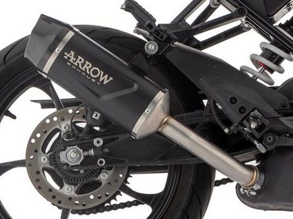 ARROW 71957AKN KTM RC390 (2022+) Black Aluminum Slip-on Exhaust "Indy Race Evo" – Accessories in the 2WheelsHero Motorcycle Aftermarket Accessories and Parts Online Shop