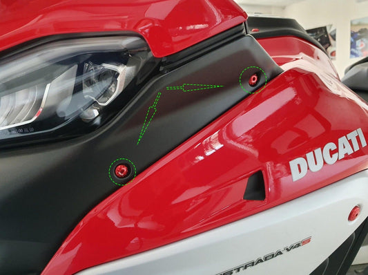 KV302 - CNC RACING Ducati Multistrada V4 / V2 Air Conveyor Cover Screws – Accessories in the Factory Racing Motorcycle Aftermarket Accessories and Parts Online Shop
