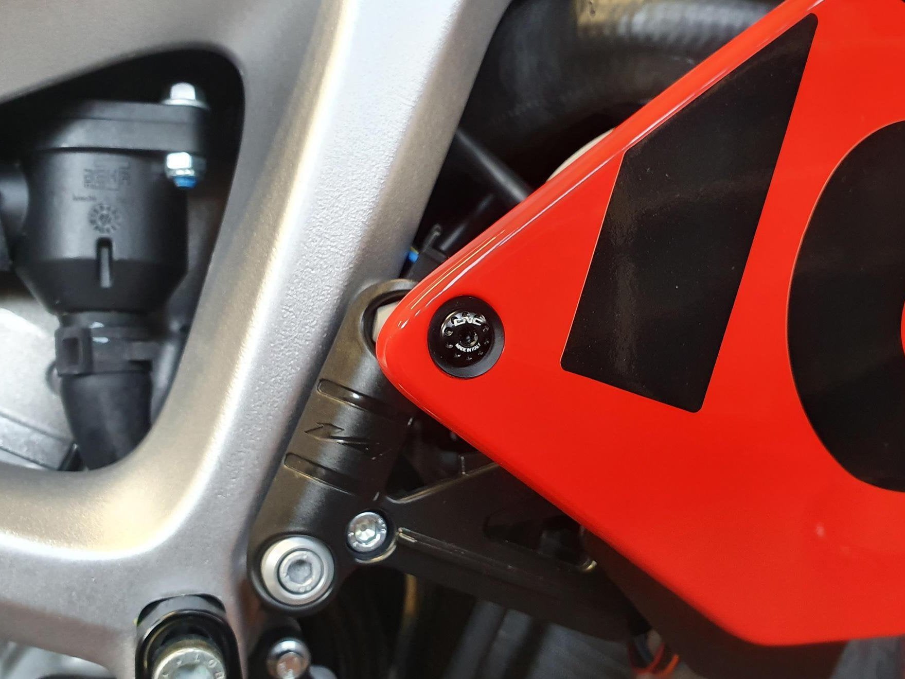 KV316 - CNC RACING Aprilia Tuono V4 (15/20) Side Fairing Screws – Accessories in the Factory Racing Motorcycle Aftermarket Accessories and Parts Online Shop