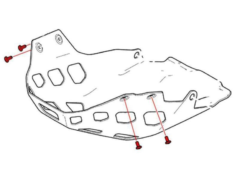 KV320 - CNC RACING Ducati Multistrada Enduro Engine Guard Screws – Accessories in the Factory Racing Motorcycle Aftermarket Accessories and Parts Online Shop