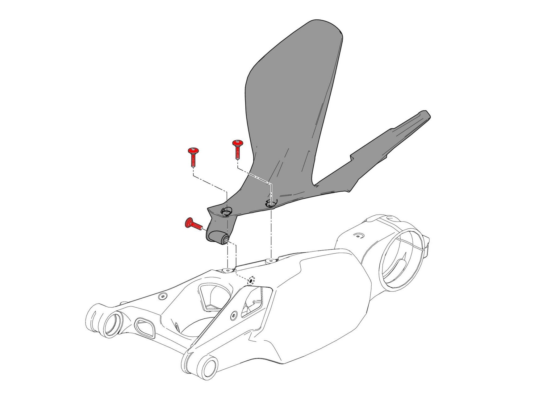 KV329 - CNC RACING Ducati Rear Fender Screws – Accessories in the Factory Racing Motorcycle Aftermarket Accessories and Parts Online Shop