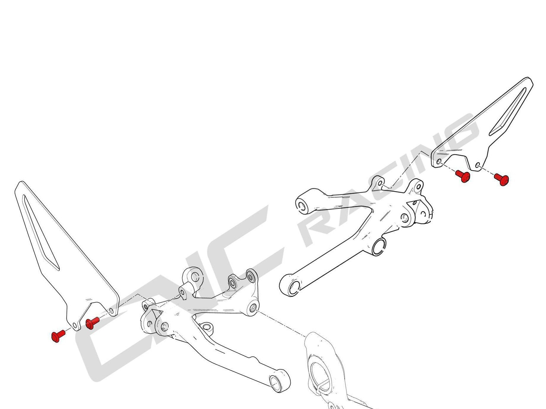 KV398 - CNC RACING Ducati Panigale (12/19) Heel Guard Screws – Accessories in the Factory Racing Motorcycle Aftermarket Accessories and Parts Online Shop