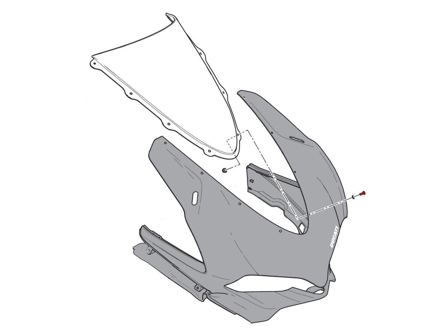 KV433 - CNC RACING Ducati / MV Agusta Wind Screen Bolts – Accessories in the Factory Racing Motorcycle Aftermarket Accessories and Parts Online Shop