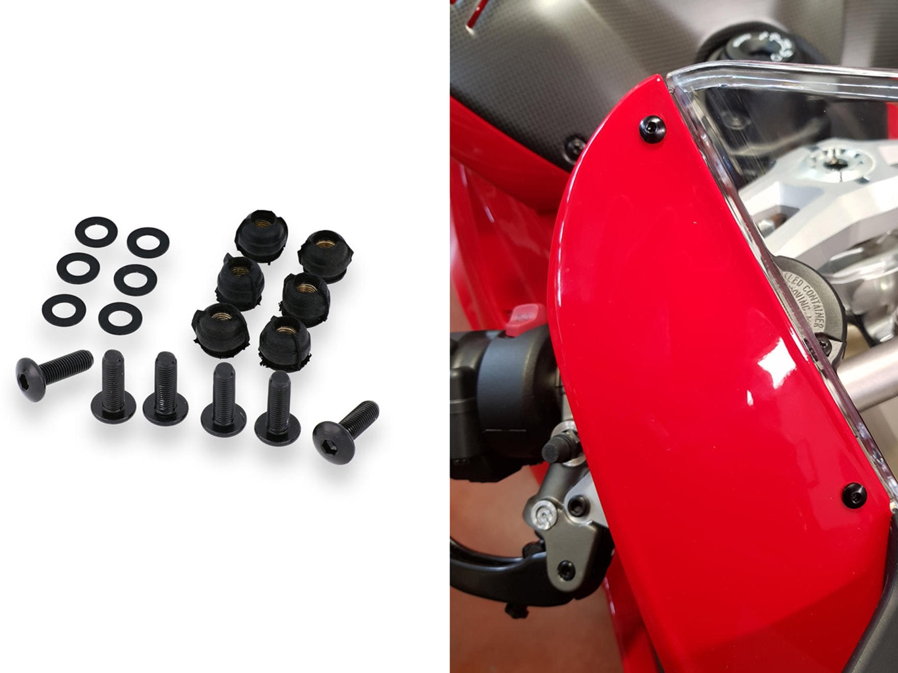 KV435 - CNC RACING Ducati Panigale V4 / V2 (18/24) Screen Bolts Kit – Accessories in the Factory Racing Motorcycle Aftermarket Accessories and Parts Online Shop