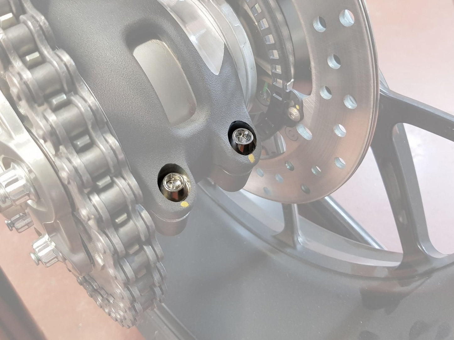 KV437X - CNC RACING Ducati Panigale V4 / Streetfighter V4 (18/24) Titanium Rear Hub Swingarm Pinch Bolts – Accessories in the Factory Racing Motorcycle Aftermarket Accessories and Parts Online Shop