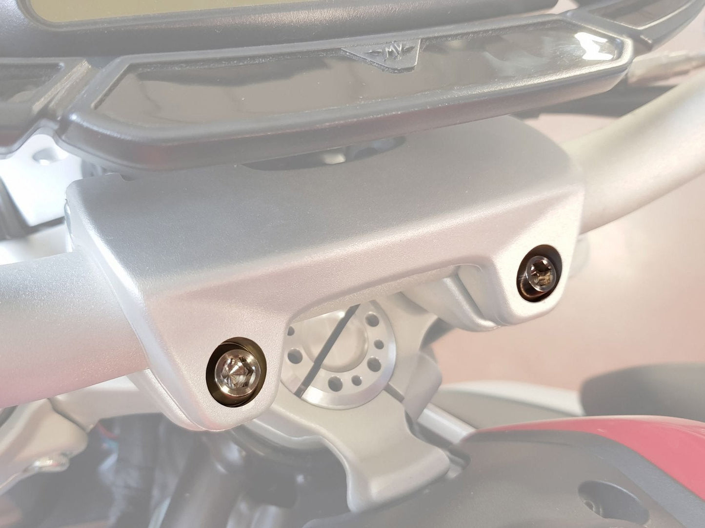 KV439X - CNC RACING MV Agusta Brutale / Dragster Titanium Handlebar Clamp Bolts (M8x25) – Accessories in the Factory Racing Motorcycle Aftermarket Accessories and Parts Online Shop