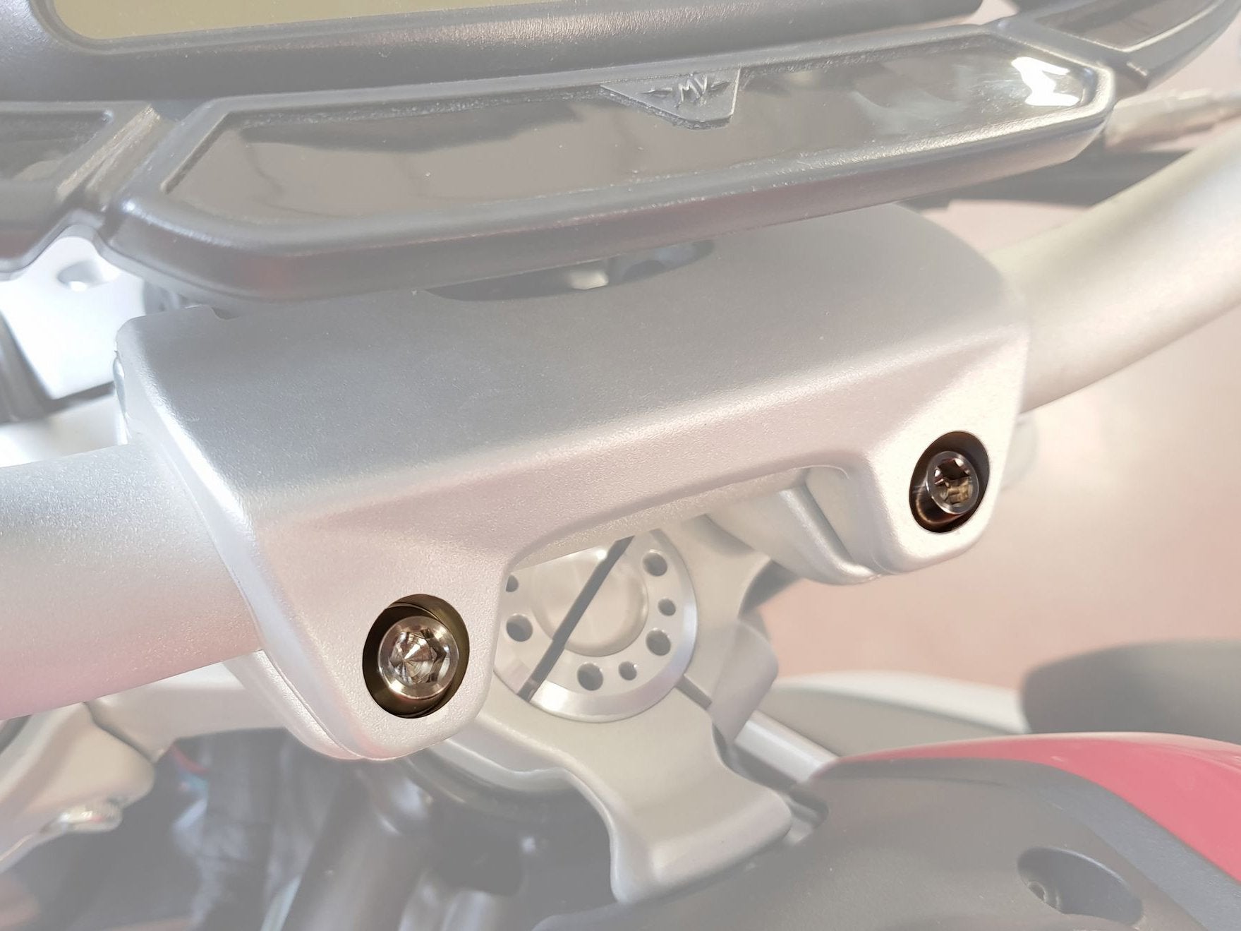 KV439X - CNC RACING MV Agusta Brutale / Dragster Titanium Handlebar Clamp Bolts (M8x25) – Accessories in the Factory Racing Motorcycle Aftermarket Accessories and Parts Online Shop