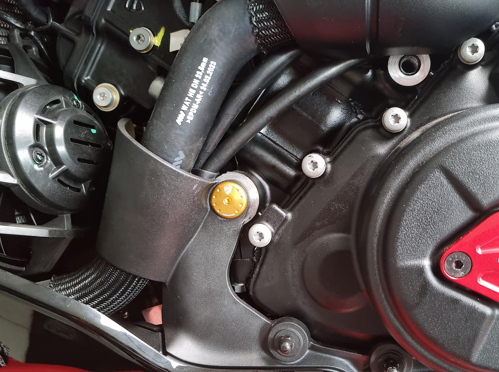 KV481 - CNC RACING Ducati Diavel V4 (2023+) Belly Pan Support Screw (left side) – Accessories in the Factory Racing Motorcycle Aftermarket Accessories and Parts Online Shop