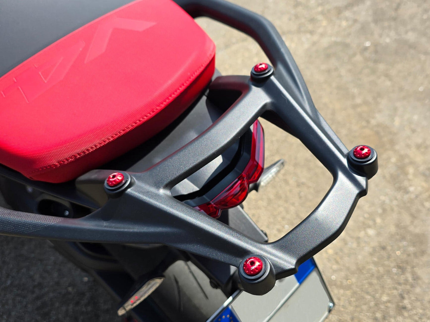 KV483 - CNC RACING Ducati Multistrada V4 (2021+) Rear Handle Screws – Accessories in the Factory Racing Motorcycle Aftermarket Accessories and Parts Online Shop