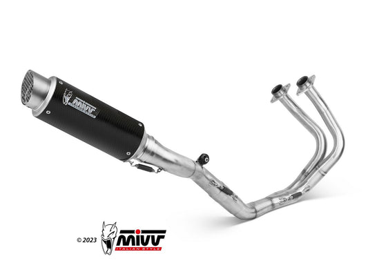 MIVV K.044 KAWASAKI NINJA 650 / Z 650 ( 2017 / 23 ) Full System High Exhaust "GP PRO" (carbon; approved) – Accessories in the 2WheelsHero Motorcycle Aftermarket Accessories and Parts Online Shop