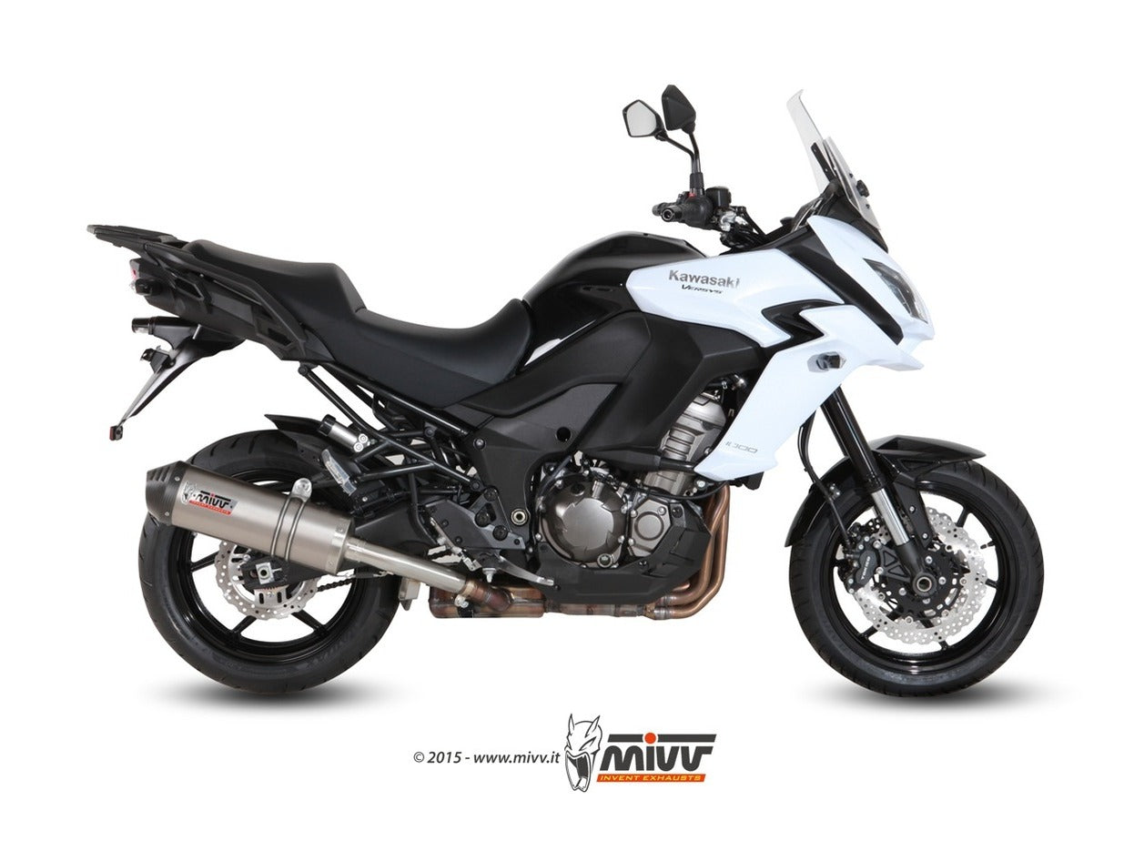 MIVV K.049 KAWASAKI VERSYS 1000 ( 2019+ ) Slip-on Exhaust "Oval" (carbon + cap; approved) – Accessories in the 2WheelsHero Motorcycle Aftermarket Accessories and Parts Online Shop