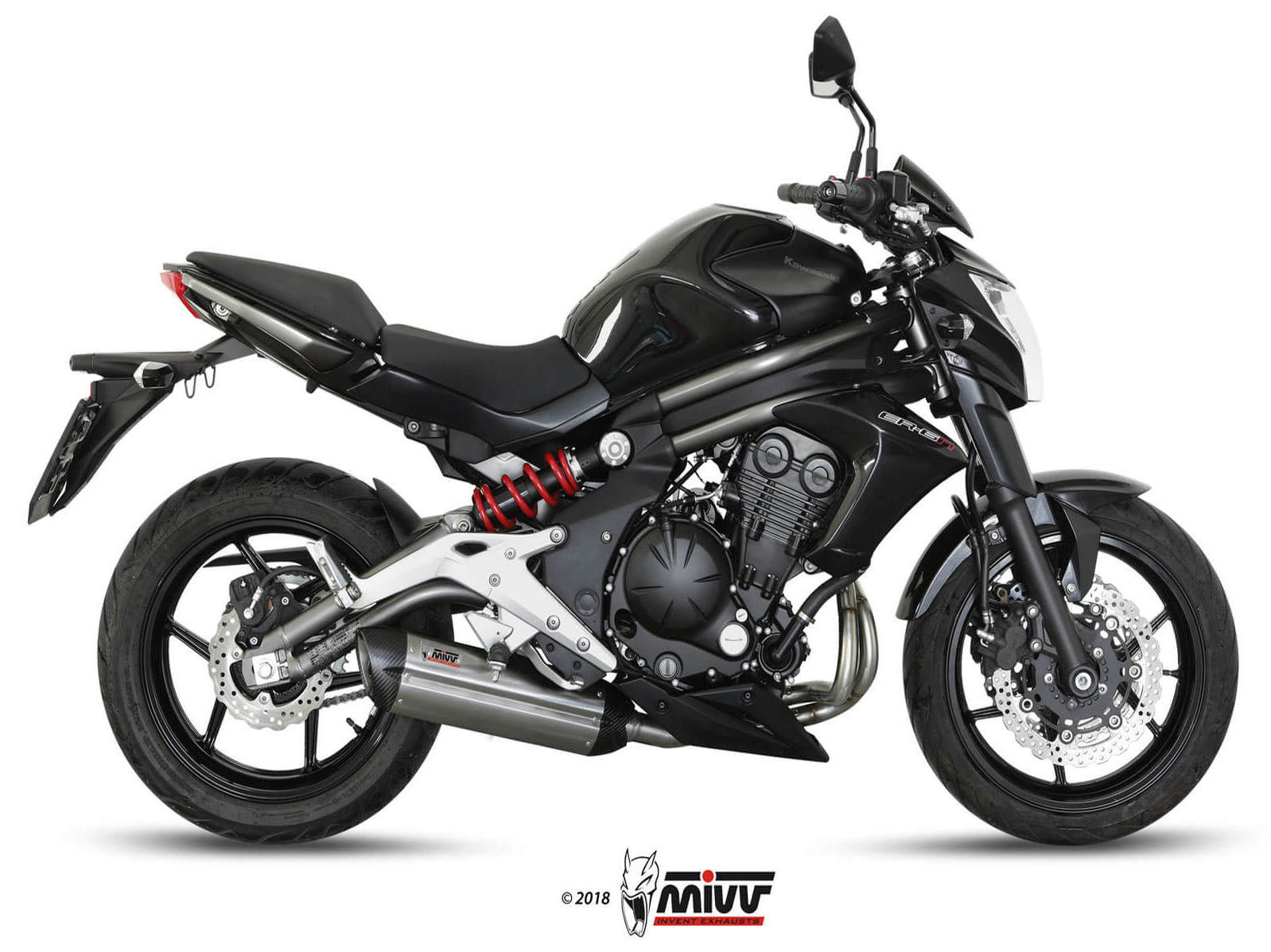 MIVV K.029 KAWASAKI ER-6N / F ( 2012 / 16 ) Full System Exhaust "Suono" (stainless steel; approved) – Accessories in the 2WheelsHero Motorcycle Aftermarket Accessories and Parts Online Shop