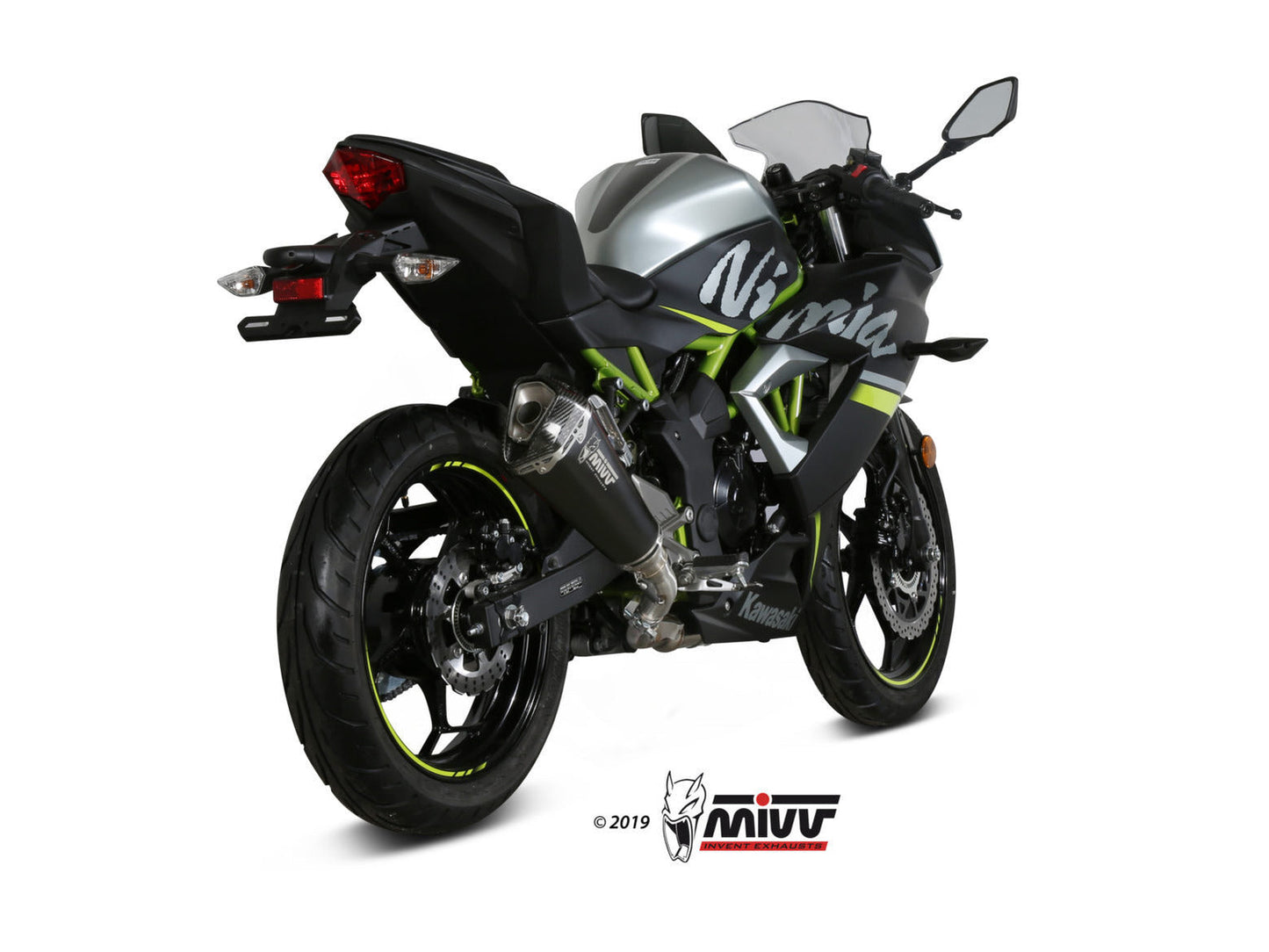 MIVV K.048 KAWASAKI NINJA 125 ( 2019+ ) Slip On Exhaust "Delta Race" (black; approved) – Accessories in the 2WheelsHero Motorcycle Aftermarket Accessories and Parts Online Shop