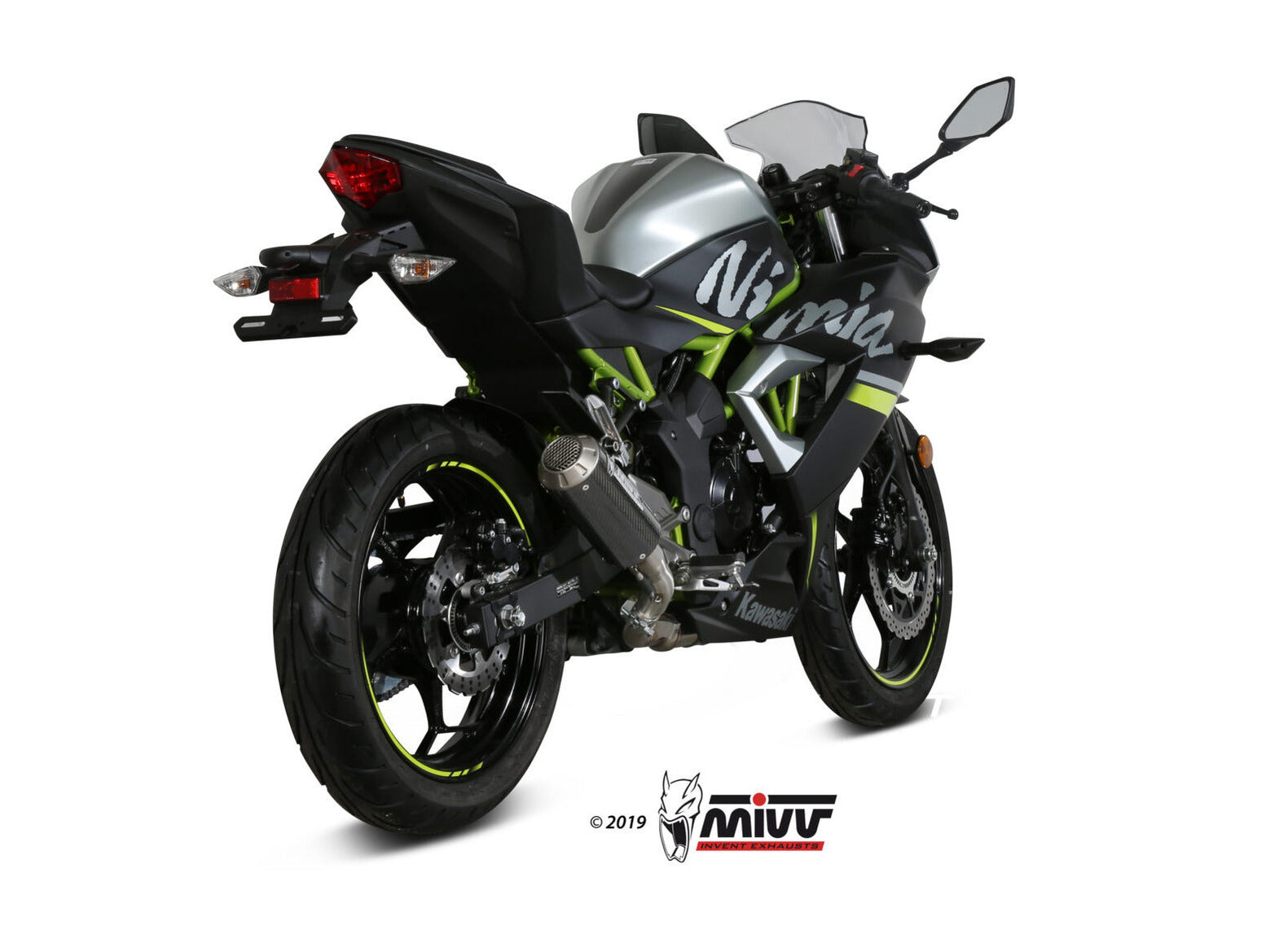 MIVV K.048 KAWASAKI NINJA 125 ( 2019+ ) Slip On Exhaust "MK3" (carbon; not approved) – Accessories in the 2WheelsHero Motorcycle Aftermarket Accessories and Parts Online Shop