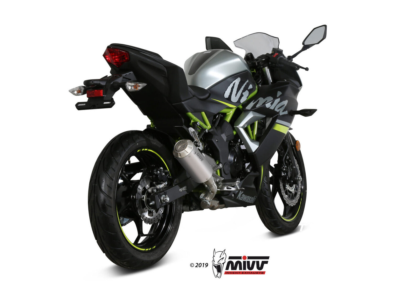MIVV K.048 KAWASAKI NINJA 125 ( 2019+ ) Slip On Exhaust "MK3" (stainless steel; not approved) – Accessories in the 2WheelsHero Motorcycle Aftermarket Accessories and Parts Online Shop