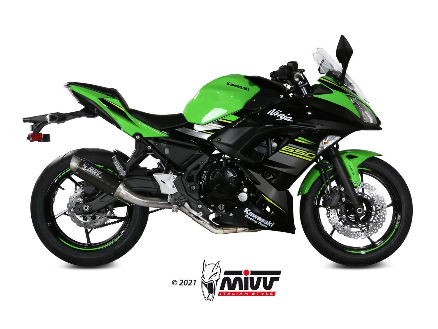 MIVV K.044 KAWASAKI NINJA 650 / Z 650 ( 2017 / 23 ) Full System High Exhaust "GP PRO" (carbon; approved) – Accessories in the 2WheelsHero Motorcycle Aftermarket Accessories and Parts Online Shop
