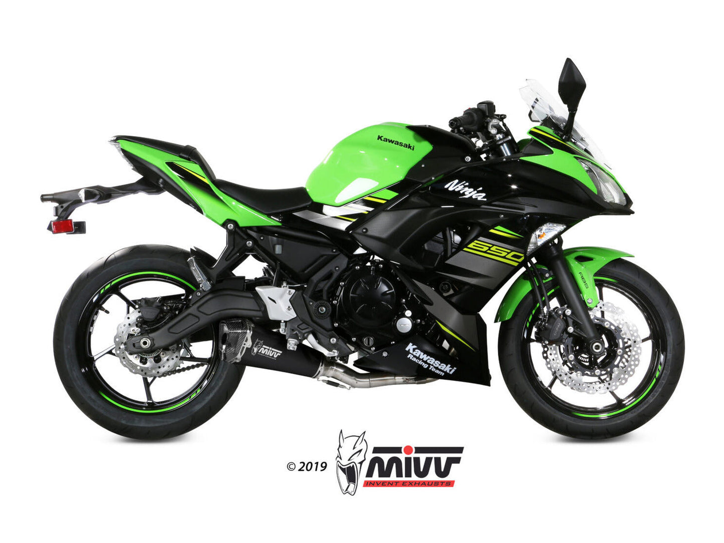 MIVV K.044 KAWASAKI NINJA 650 / Z 650 ( 2017 / 23 ) Full System Exhaust "Delta Race" (black; approved) – Accessories in the 2WheelsHero Motorcycle Aftermarket Accessories and Parts Online Shop