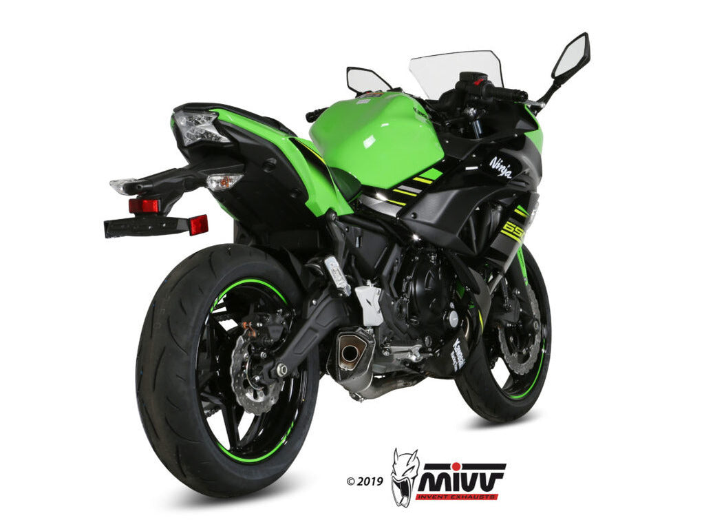 MIVV K.044 KAWASAKI NINJA 650 / Z 650 ( 2017 / 23 ) Full System Exhaust "Delta Race" (stainless steel; approved) – Accessories in the 2WheelsHero Motorcycle Aftermarket Accessories and Parts Online Shop