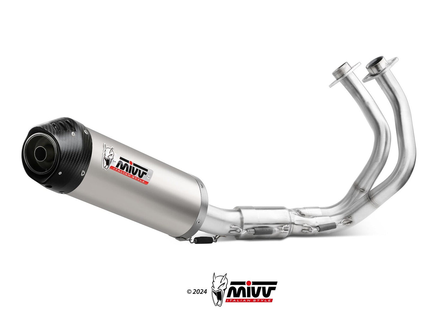 MIVV K.057 KAWASAKI NINJA 650 / Z 650 ( 2024+ ) Full System Exhaust "Oval" (titanium + carbon cap; approved) – Accessories in the 2WheelsHero Motorcycle Aftermarket Accessories and Parts Online Shop