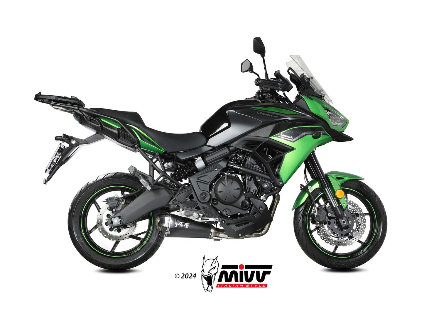 MIVV K.059 KAWASAKI VERSYS 650 ( 2024+ ) Full System Exhaust "Delta Race" (black; approved) – Accessories in the 2WheelsHero Motorcycle Aftermarket Accessories and Parts Online Shop