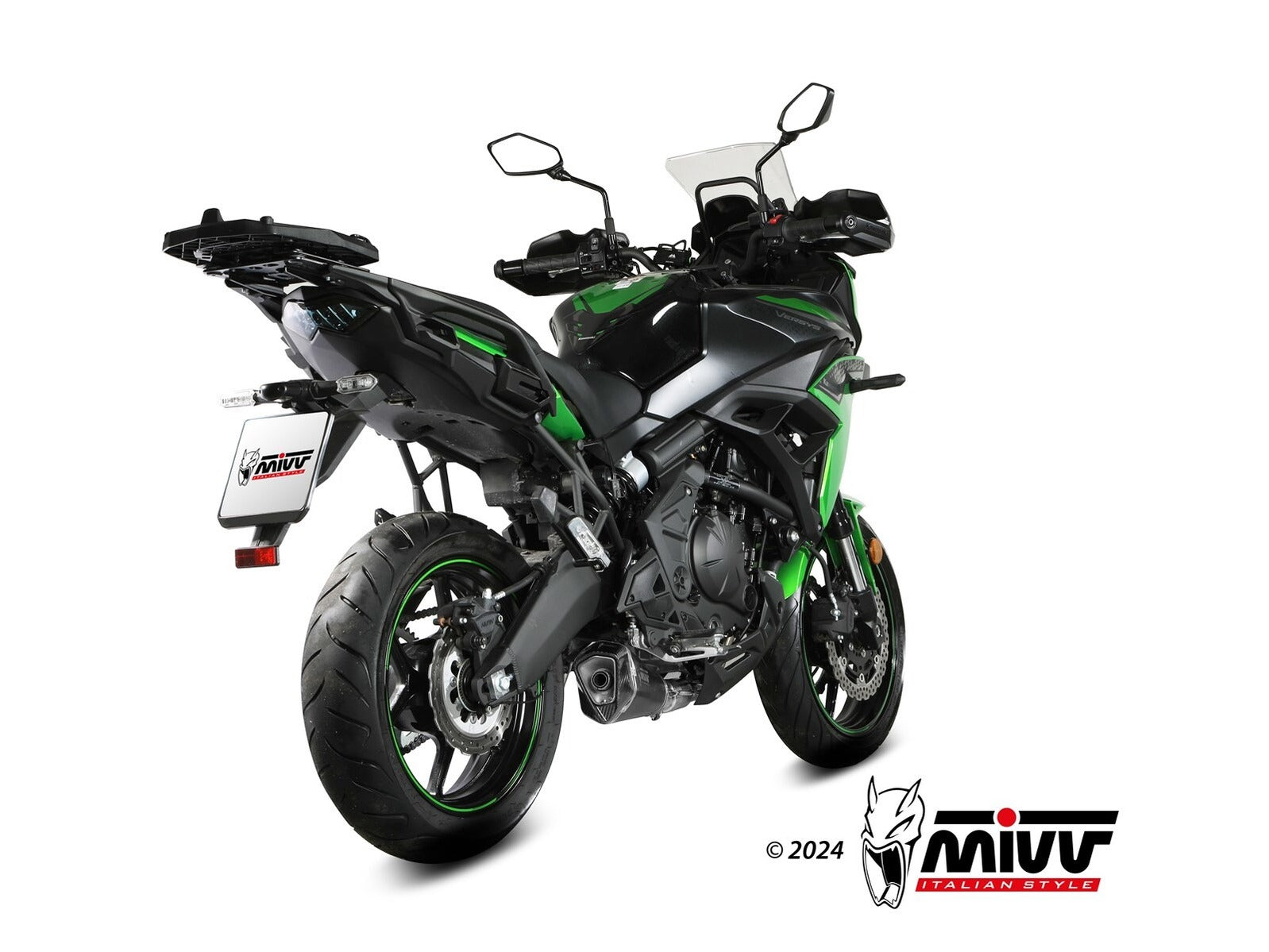 MIVV K.059 KAWASAKI VERSYS 650 ( 2024+ ) Full System Exhaust "Delta Race" (black; approved) – Accessories in the 2WheelsHero Motorcycle Aftermarket Accessories and Parts Online Shop