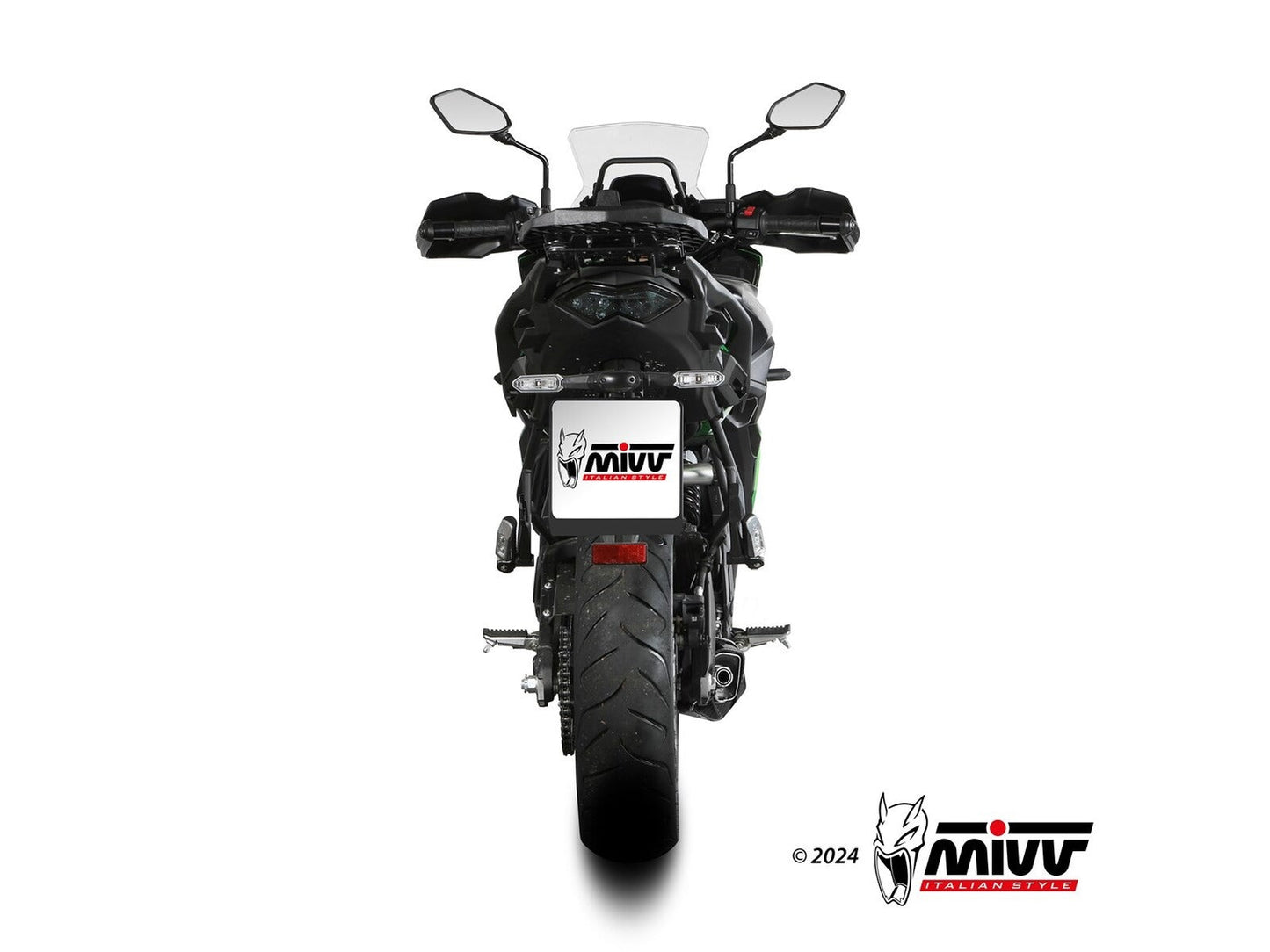 MIVV K.059 KAWASAKI VERSYS 650 ( 2024+ ) Full System Exhaust "Delta Race" (black; approved) – Accessories in the 2WheelsHero Motorcycle Aftermarket Accessories and Parts Online Shop