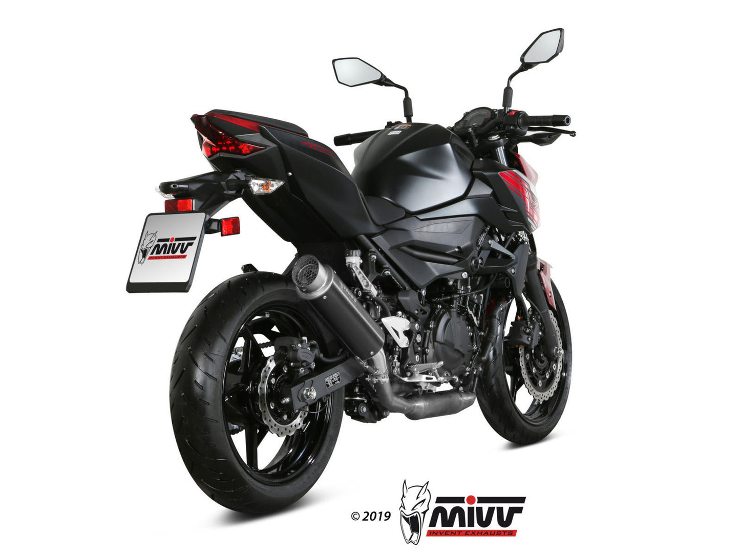 MIVV K.047 KAWASAKI Z400 ( 2019+ ) Slip On Exhaust "GP Pro" (black; approved) – Accessories in the 2WheelsHero Motorcycle Aftermarket Accessories and Parts Online Shop