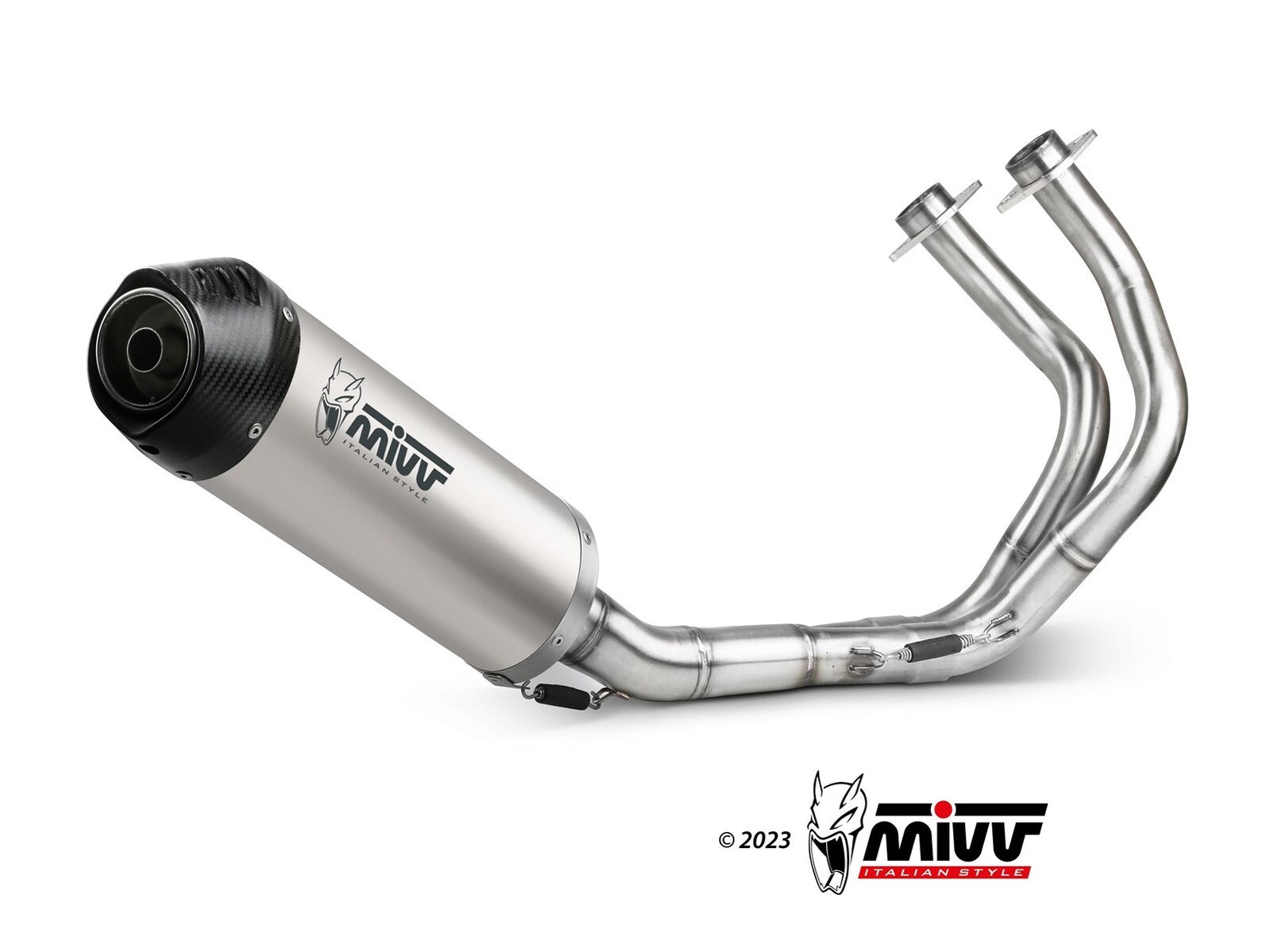 MIVV K.044 KAWASAKI NINJA 650 / Z 650 ( 2017 / 23 ) Full System Exhaust "Oval" (titanium + carbon cap; approved) – Accessories in the 2WheelsHero Motorcycle Aftermarket Accessories and Parts Online Shop