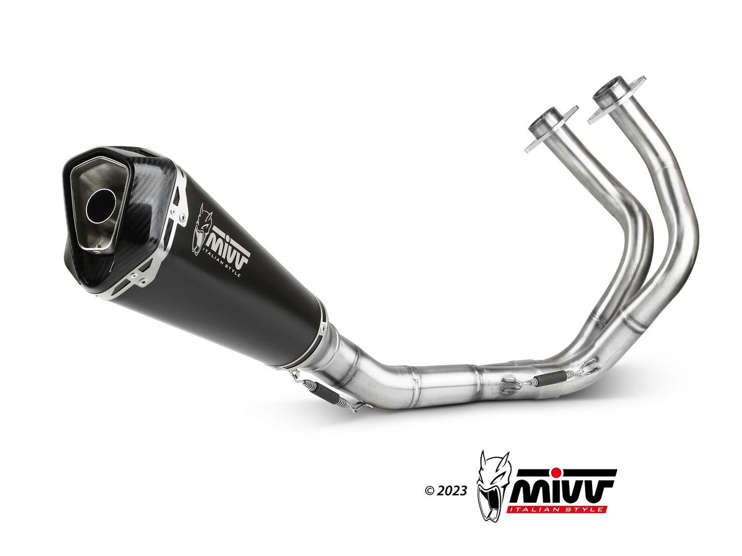 MIVV K.044 KAWASAKI NINJA 650 / Z 650 ( 2017 / 23 ) Full System Exhaust "Delta Race" (black; approved) – Accessories in the 2WheelsHero Motorcycle Aftermarket Accessories and Parts Online Shop