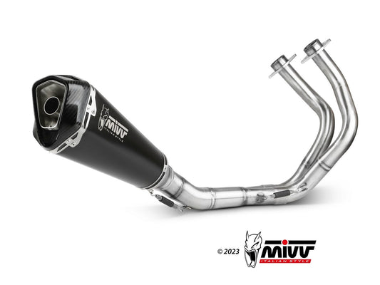 MIVV K.044 KAWASAKI NINJA 650 / Z 650 ( 2017 / 23 ) Full System Exhaust "Delta Race" (black; approved) – Accessories in the 2WheelsHero Motorcycle Aftermarket Accessories and Parts Online Shop