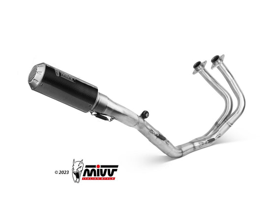 MIVV K.044 KAWASAKI NINJA 650 / Z 650 ( 2017 / 23 ) Full System High Exhaust "MK3" (carbon; not approved) – Accessories in the 2WheelsHero Motorcycle Aftermarket Accessories and Parts Online Shop