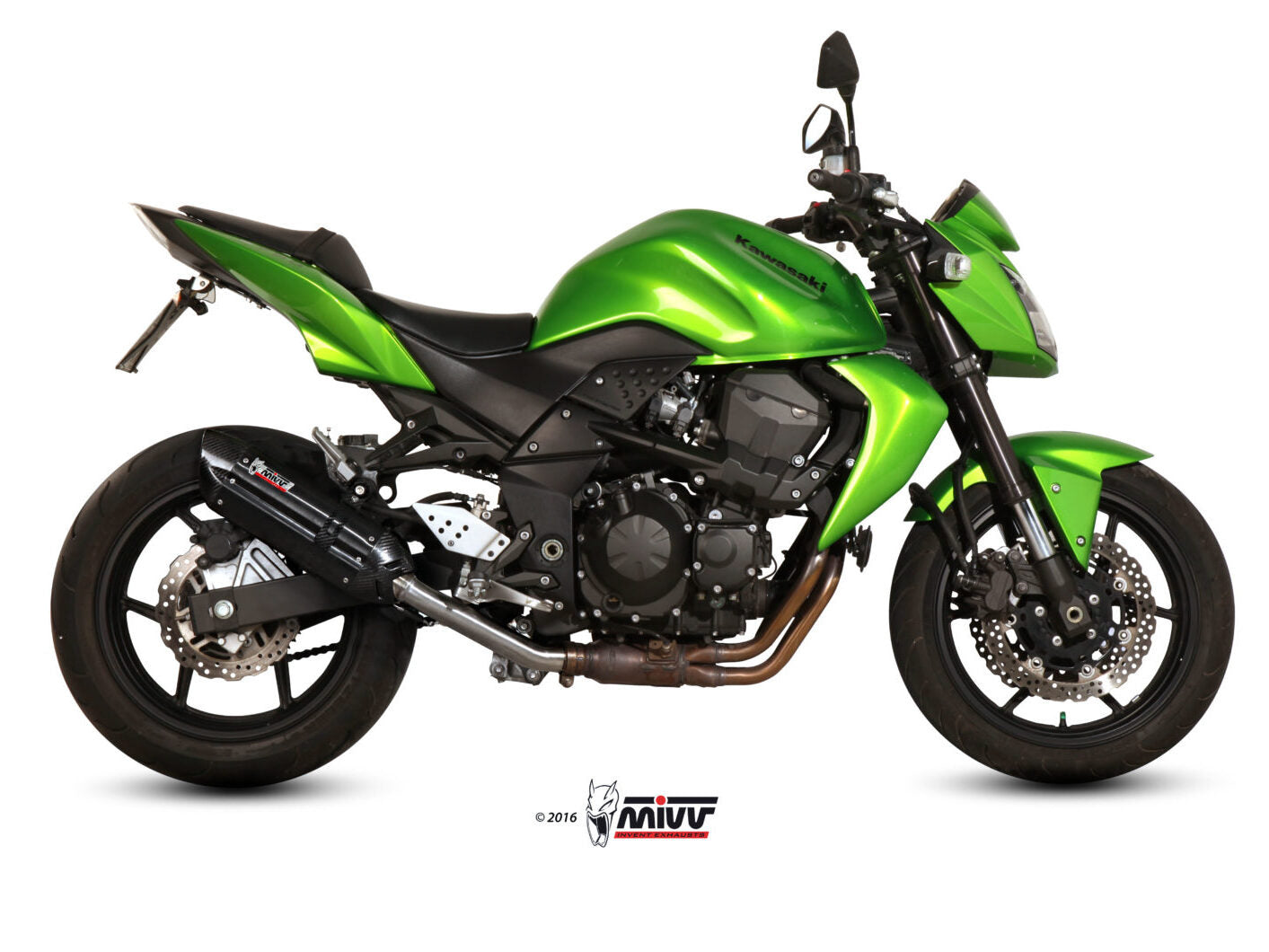 MIVV K.018 KAWASAKI Z 750 ( 2007 / 14 ) Slip On Exhaust "Suono" (black; approved) – Accessories in the 2WheelsHero Motorcycle Aftermarket Accessories and Parts Online Shop