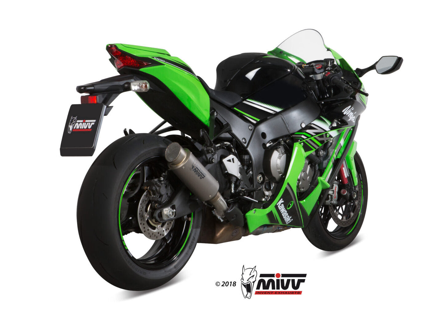 MIVV K.042 KAWASAKI ZX-10 R / RR / SE ( 2016+ ) Slip-on Exhaust "GP Pro" (titanium; approved) – Accessories in the 2WheelsHero Motorcycle Aftermarket Accessories and Parts Online Shop