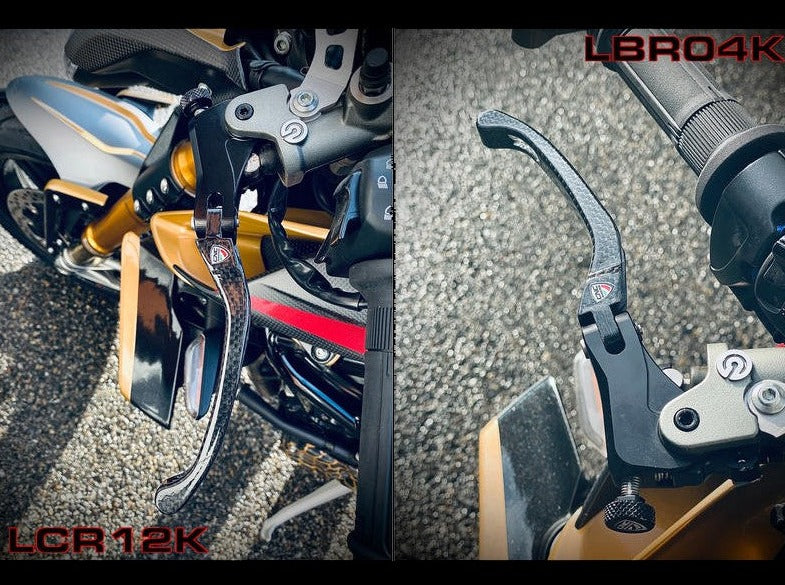 LCR49 - CNC RACING Ducati Diavel V4 / Multistrada V4 (2021+) Folding Clutch Lever (Racing)