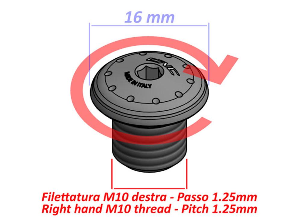 MRA11 - CNC RACING Universal Mirror Blanking Plug (M10; right) – Accessories in the Factory Racing Motorcycle Aftermarket Accessories and Parts Online Shop