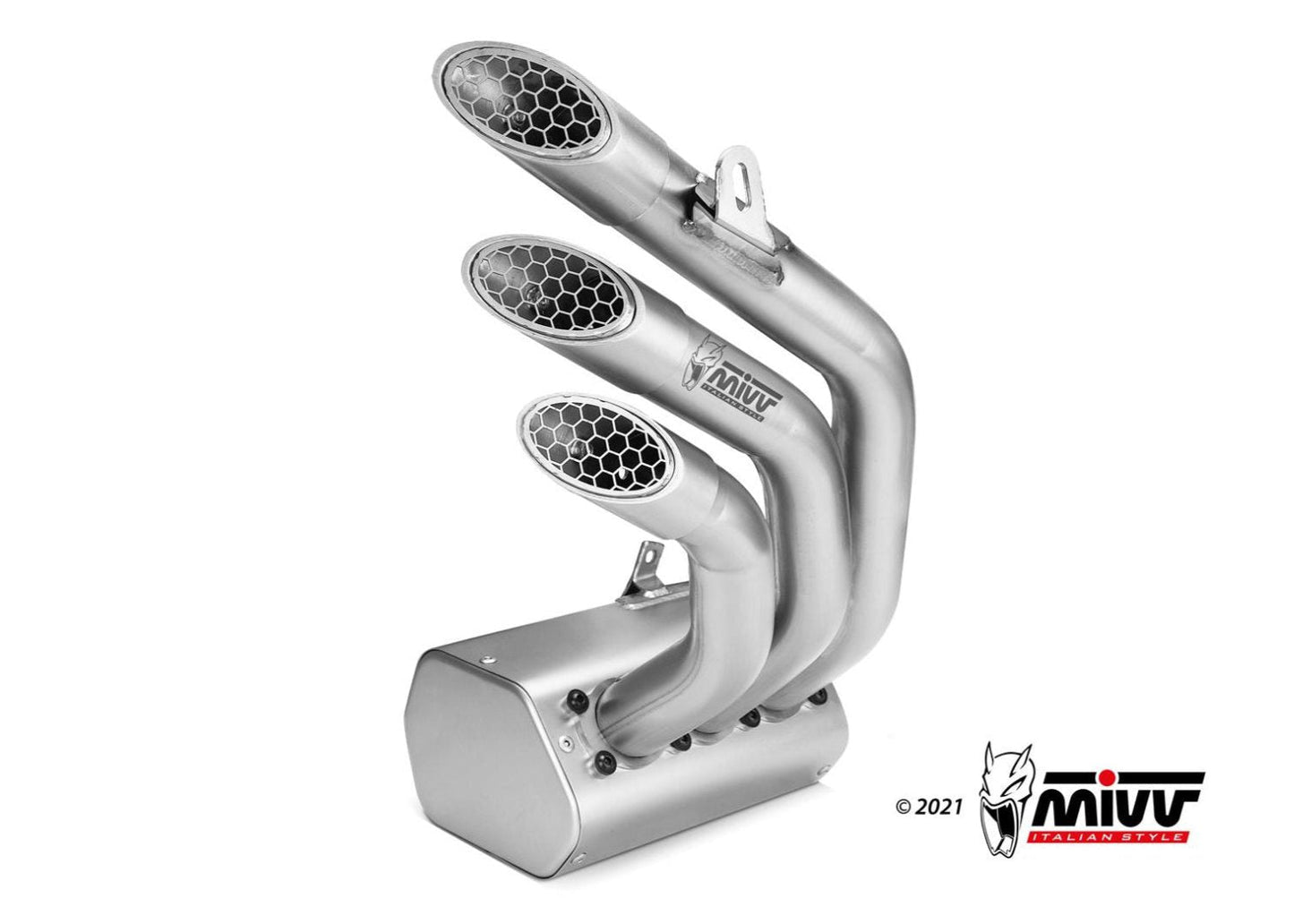 MIVV V.003 MV AGUSTA BRUTALE 800 / RR (2017+) Slip-on Exhaust "Speed Edge" (stainless steel; approved) – Accessories in the 2WheelsHero Motorcycle Aftermarket Accessories and Parts Online Shop
